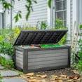 thumbnail image 2 of Keter 165-Gallon Resin Outdoor Deck Box, 2 of 9