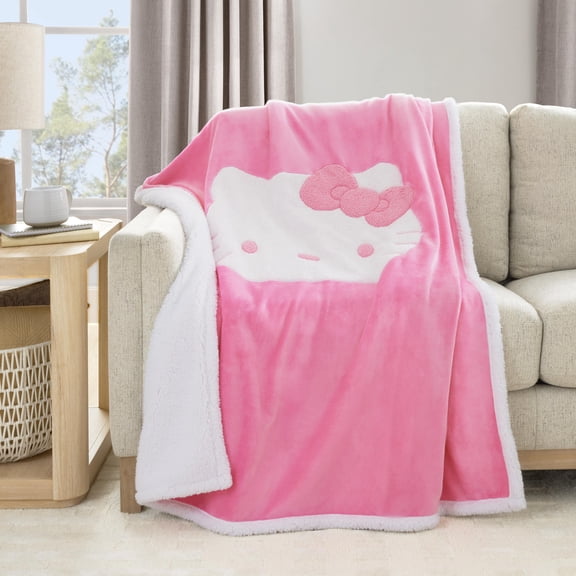 Licensed Characters Sherpa Backed Throw Blankets, 50" x 60"