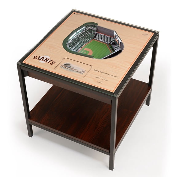 YouTheFan San Francisco Giants Lighted Stadium End Table