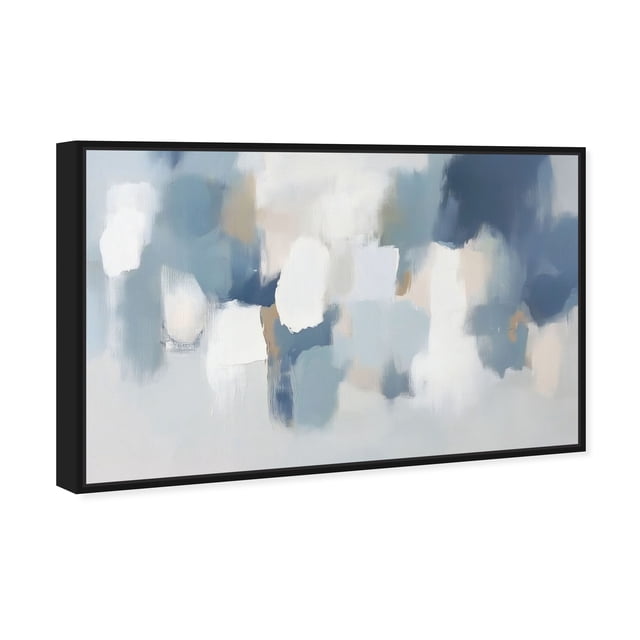 Dreaming Indigo I Blue Abstract Canvas Print by Oliver Gal Prints