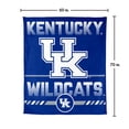 thumbnail image 7 of Logo Brands Kentucky Wildcats 60"x70" Super Plush Blanket, 7 of 7