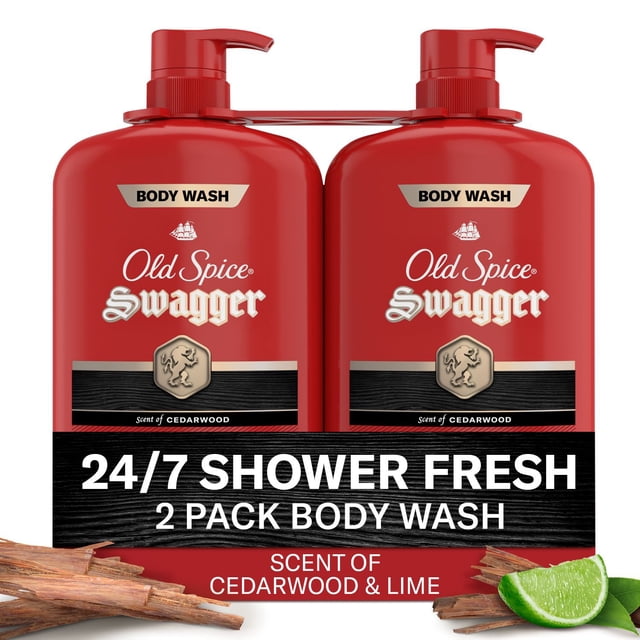 Old Spice Swagger Red Collection Men's Body Wash, 34.3 fl. oz., 2 pk.