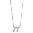 thumbnail image 3 of Sterling Silver and Diamond Identity Necklace, 3 of 9