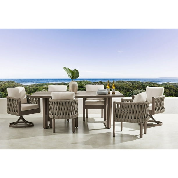 Member's Mark Halifax Dining Set with Sunbrella Fabric, 7pc