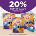 thumbnail image 6 of Arm & Hammer OxiClean + Odor Blasters 5-in-1 Laundry Power Paks, Fresh Burst Scent, 144 ct., 6 of 10
