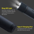thumbnail image 6 of HOTO 3.6V Electric Screwdriver Tool Kit, Rechargeable, Magnetic Case Lid, 3 Torque Settings, 1500mAh Battery, LED Light, 6 of 11