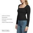 thumbnail image 4 of Express Women's Square Neck Top, 4 of 6