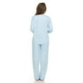 thumbnail image 2 of Flora Nikrooz 2 Piece 3/4 Sleeve Henley PJ Set, 2 of 12