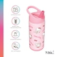 thumbnail image 6 of Zak Designs 14oz Double Wall Stainless Steel Siply Clutch Water Bottle, 2-Pack, 6 of 8