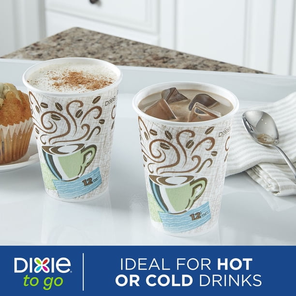 Dixie To Go Insulated Paper Cups 12 Ounce - 176 Count