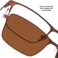 thumbnail image 5 of Callaway CA203 Clip-On for Sunglasses, Brown, 5 of 6