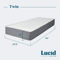 thumbnail image 4 of Lucid Limited 12” Firm Hybrid Mattress, 4 of 10