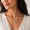 thumbnail image 7 of 0.50 C.T. TW Round Cut Beaded Bezel Diamond Necklace in 14K Gold, 7 of 8