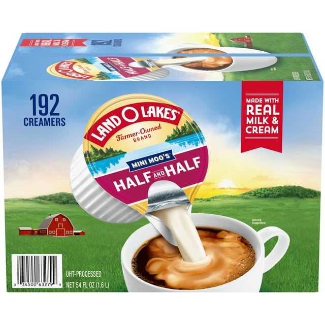 Land O'Lakes Mini Moo's Half and Half, 192 ct.