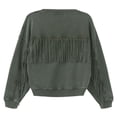 thumbnail image 12 of Edited by Maren Morris Women's Fringe Sweatshirt, 12 of 13