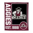thumbnail image 1 of Logo Brands New Mexico State Aggies 60"x70" Super Plush Blanket, 1 of 6