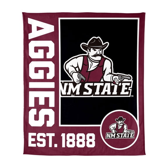 Logo Brands New Mexico State Aggies 60"x70" Super Plush Blanket