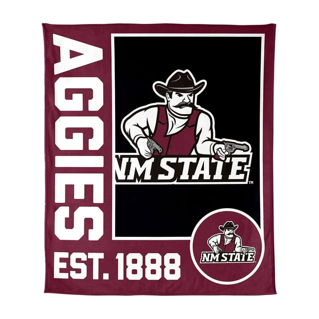 Logo Brands New Mexico State Aggies 60"x70" Super Plush Blanket
