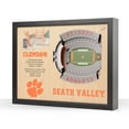 thumbnail image 1 of YouTheFan Clemson Tigers 25-Layer Football Stadium View 3D Wall Art, 1 of 5