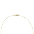 thumbnail image 4 of Lab Created Gemstone & Diamond Accent Heart Pendant Necklace in 14K Gold, 4 of 4