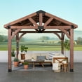 thumbnail image 2 of Backyard Discovery 12' x 10' Brookdale Gazebo with PowerPort, 2 of 9