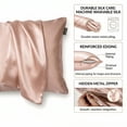 thumbnail image 4 of NIGHT Luxe Care 2-Pack 600 Thread Count 100% Silk Pillowcases, 4 of 9