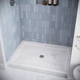 thumbnail image 3 of Streamline 48 in. x 36 in. Alcove Acrylic Shower Base With Center Drain, Drain Included Assorted Colors, 3 of 14