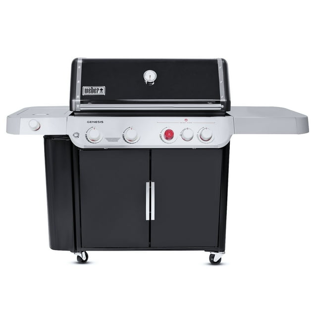 Weber Genesis E-435 4-Burner Liquid Propane Gas Grill, Black