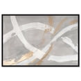 thumbnail image 2 of Spirals in Silver Minimal Canvas Print by Oliver Gal Prints, 2 of 4