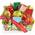 thumbnail image 1 of A Gift Inside Holiday Deluxe Fruit, Nut, and Treats Gift Basket, 1 of 4