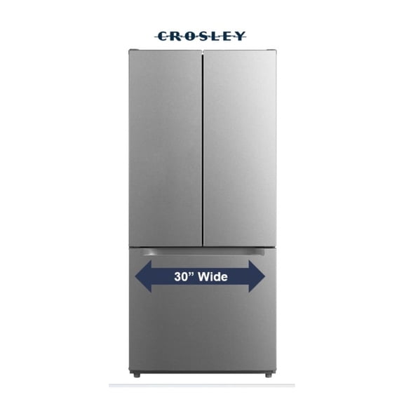 Crosley 18.4 cu. ft. French Door with Pocket Handle Design