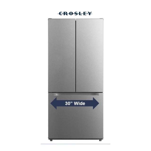 Crosley 18.4 cu. ft. French Door with Pocket Handle Design