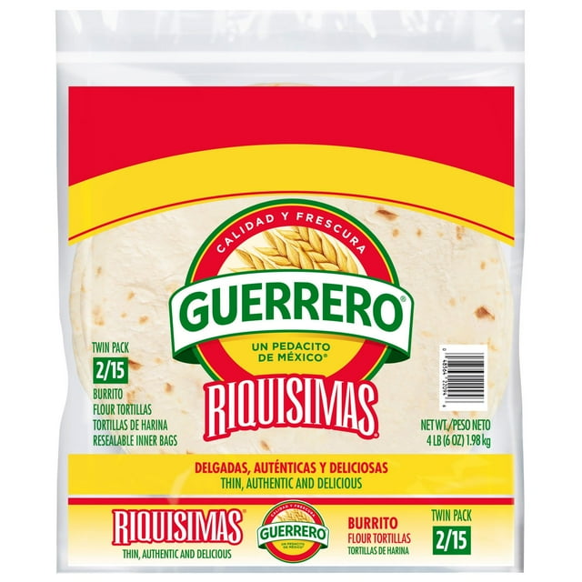 Guerrero Riquismas 10" Burrito Flour Tortillas, 30 ct.