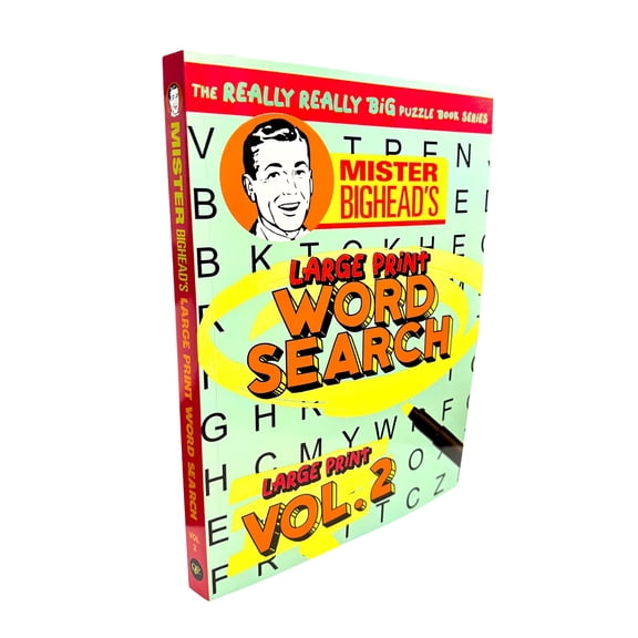 Mister Bigheads Large Print Word Search Vol. 2, Paperback
