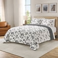 thumbnail image 1 of Member’s Mark 3-Piece Printed Plush Sherpa Comforter Set, 1 of 3