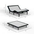 thumbnail image 12 of LulaaBED 12" Soft & Firm Flippable Memory Foam Mattress & Adjustable Base Set, 12 of 12