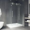 thumbnail image 2 of Vigo Winslow Frameless Sliding Door Shower Enclosure with Right Drain Base, 2 of 11