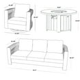 thumbnail image 5 of Member's Mark Halifax Deep Seating Set with Sunbrella Fabric, 4pc, 5 of 7