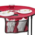 thumbnail image 5 of NFL 27.6" Round Tailgate Table with Shelf, 5 of 5
