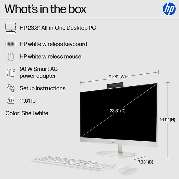 フルセット HP ProDesk Win11 強力i5 8G SSD 23.8' フルセット HP