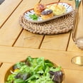 thumbnail image 8 of Cambridge Casual Salinas Teak Wicker Dining Set, 7pc, 8 of 12