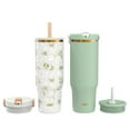 thumbnail image 1 of Zak Designs 30-oz. Stainless Steel Double Wall Sutton Flex Tumbler, 2-Piece Set, 1 of 10