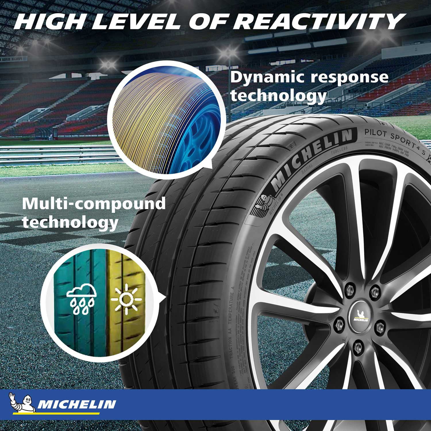 Michelin Pilot Sport 4 S - 265/30ZR19/XL 93Y Tire - Samsclub.com