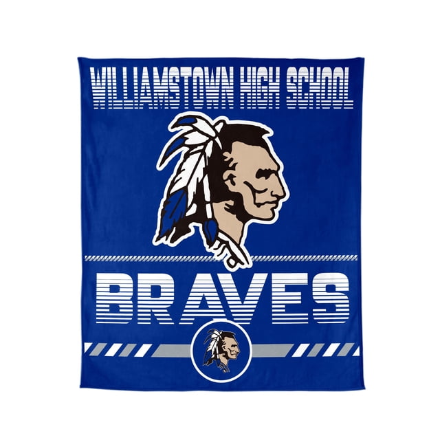 Logo Brands Williamstown High School 60"x70" Super Plush Blanket