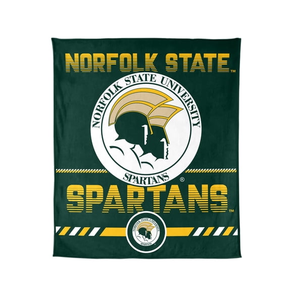 Logo Brands Norfolk State Spartans 60"x70" Super Plush Blanket