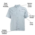 thumbnail image 3 of Habit Men's Short Sleeve 50+ UPF Fishing Shirt, 3 of 8