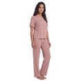 thumbnail image 2 of C&C California Women's Two-Piece Soft Pajama Set, 2 of 7