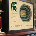 thumbnail image 2 of YouTheFan Michigan State Spartans 25-Layer Basketball Stadium View 3D Wall Art, 2 of 5