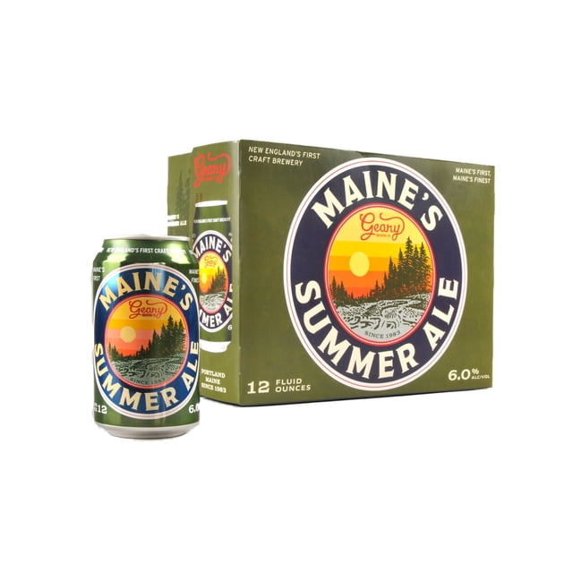 Geary Brewing Co. Maine's Summer Ale Beer, 12 fl. oz. can, 12 pk.