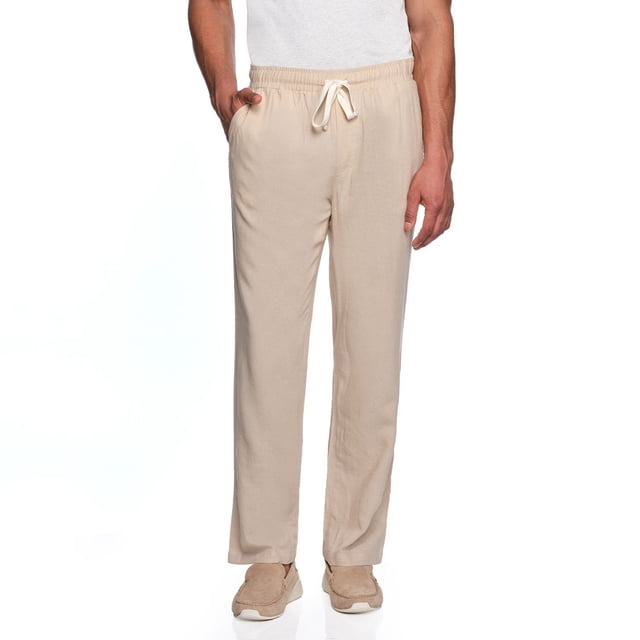 Lands’ End Men's Cotton Linen Pull-On Pant